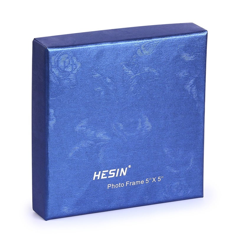 HESIN Acrylic Photo Frame Double Sided Frameless Magnetic Picture Frame for 5" x5â€œ Acrylic Block Desktop Photo Display Holder with Gift Box Package Thickness 24mm (5"x5") - Image 4